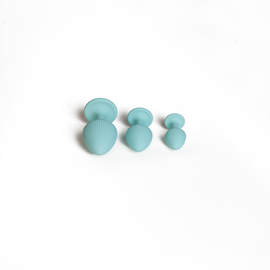 Silicone Anal Plug Aqua